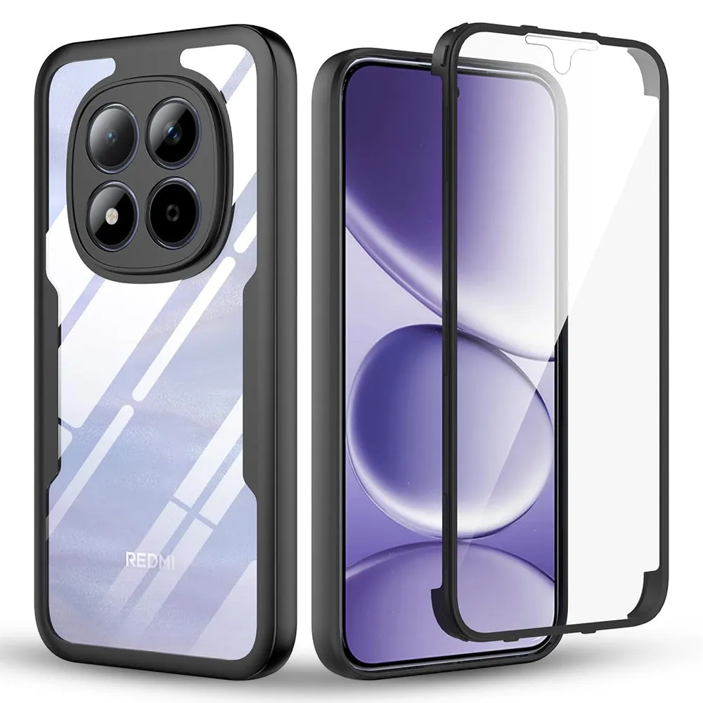 Custodia per Xiaomi Redmi Note 15 Pro 5G, Techsuit, ColorVerse 360, Nera - immagine 1