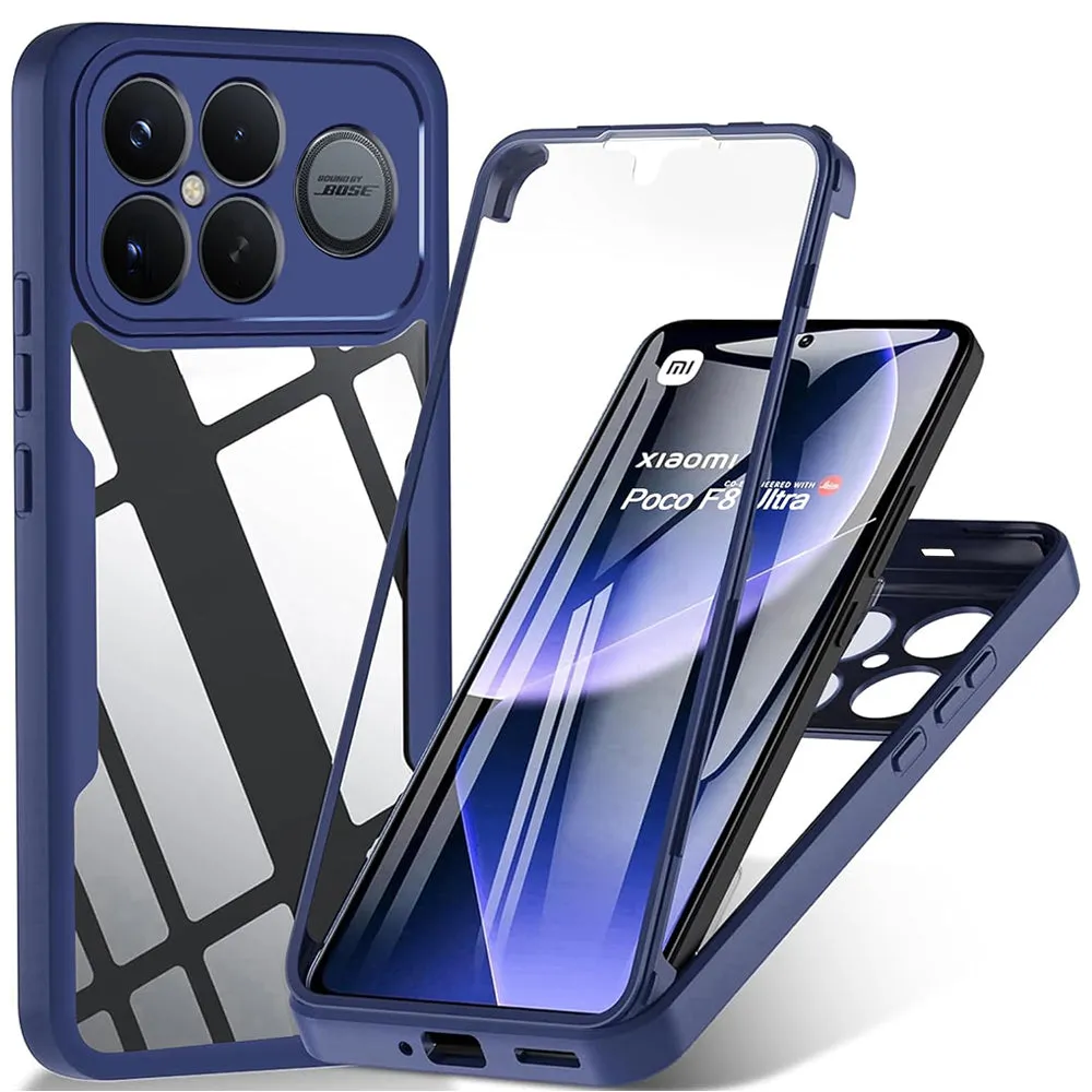 Custodia per Xiaomi Poco F8 Ultra, Techsuit, ColorVerse 360, Blu - immagine 1