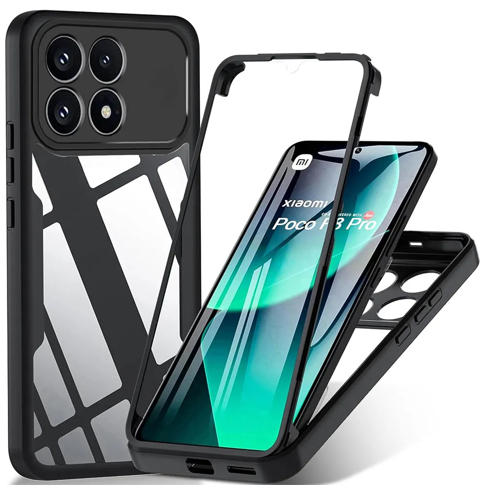 Custodia per Xiaomi Poco F8 Pro, Techsuit, ColorVerse 360, Nera - immagine 1