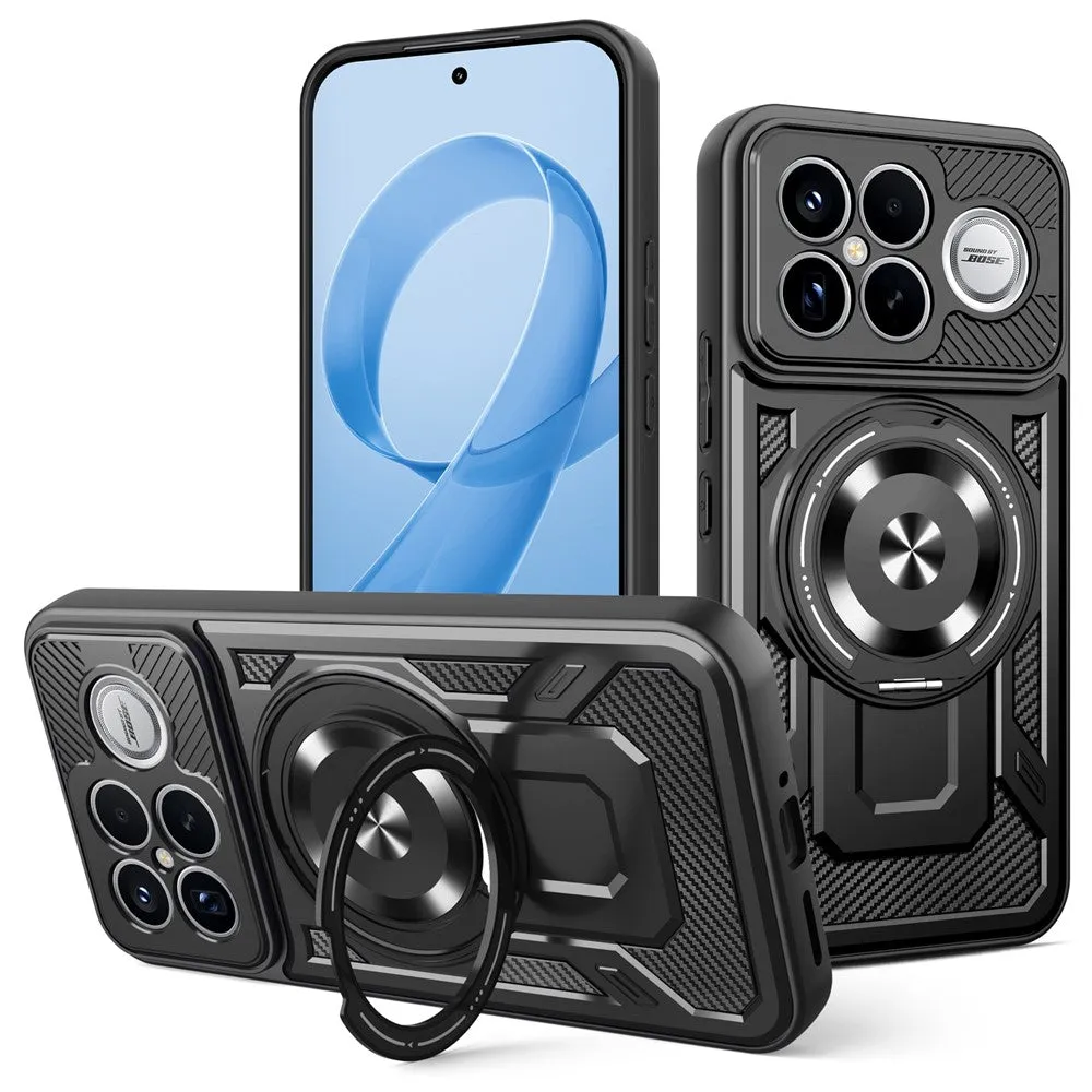 Custodia per Xiaomi Poco F8 Ultra, Techsuit, RuggedCam, Nera - immagine 1