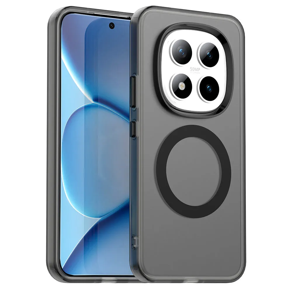 Custodia MagSafe per Xiaomi Poco M8 Pro / Redmi Note 15 Pro+ 5G, Techsuit, CandyCase, Nera - immagine 1
