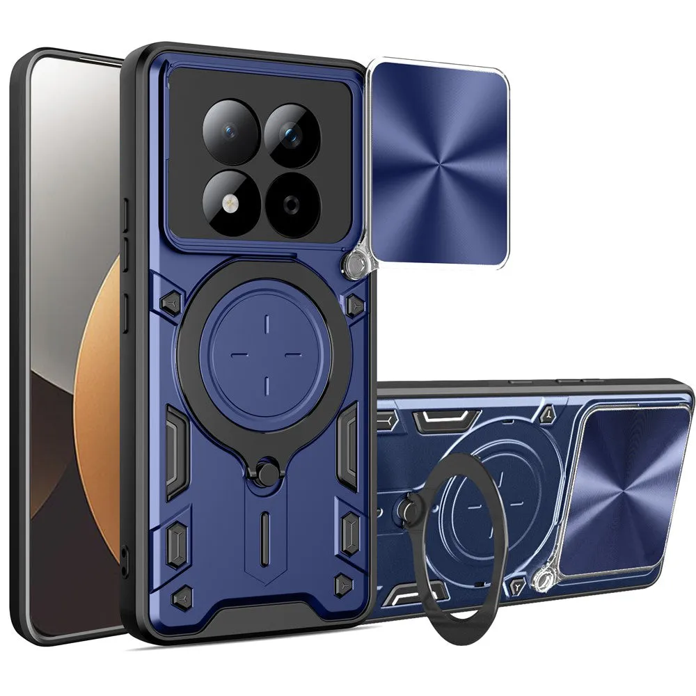 Custodia per Xiaomi Redmi Note 15 Pro 5G, Techsuit, CamGuard Pro, Blu - immagine 1