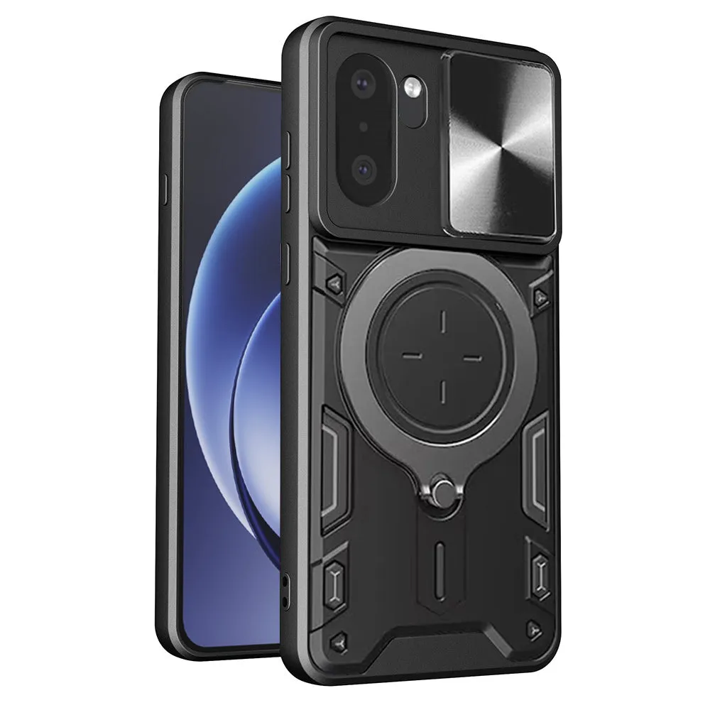 Custodia per OnePlus 15R, Techsuit, CamGuard Pro, Nera - immagine 1