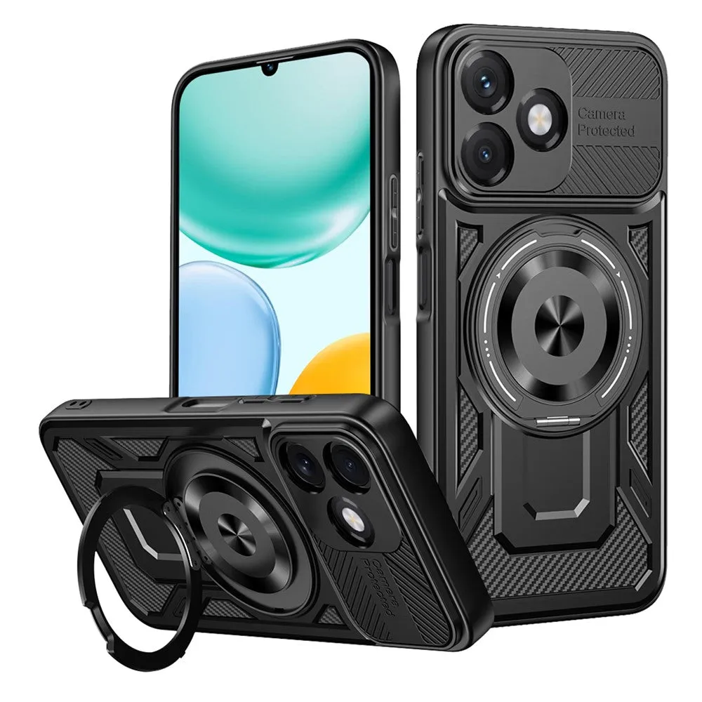 Custodia per Honor X5c Plus, Techsuit, RuggedCam, Nera - immagine 1