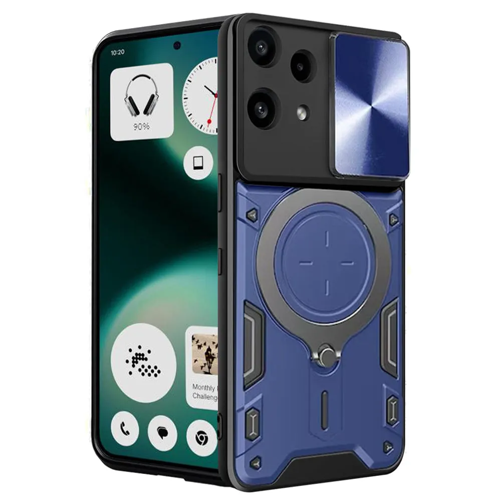 Custodia per Nothing Phone (3a) Lite, Techsuit, CamGuard Pro, Blu - immagine 1