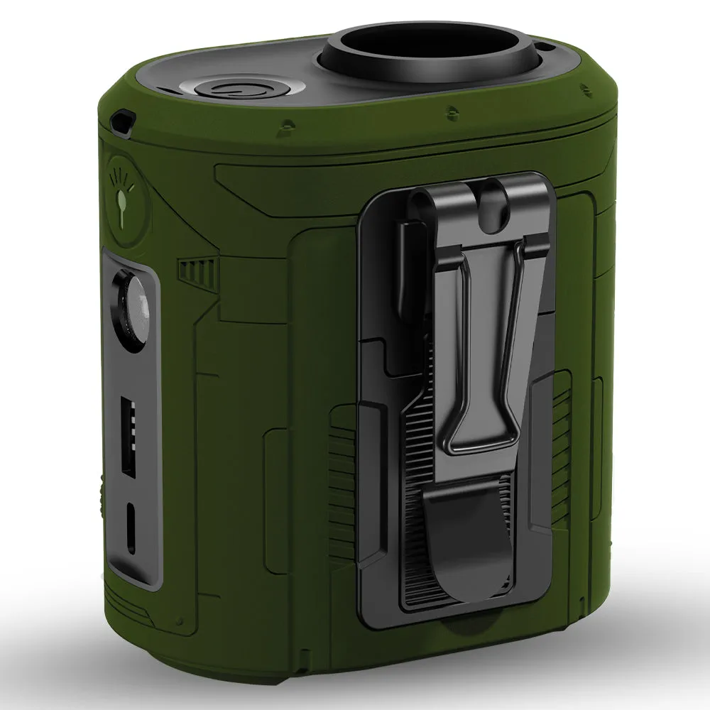 Ventilatore Portatile Techsuit Z14 con batteria esterna 5000mAh, Verde - immagine 1