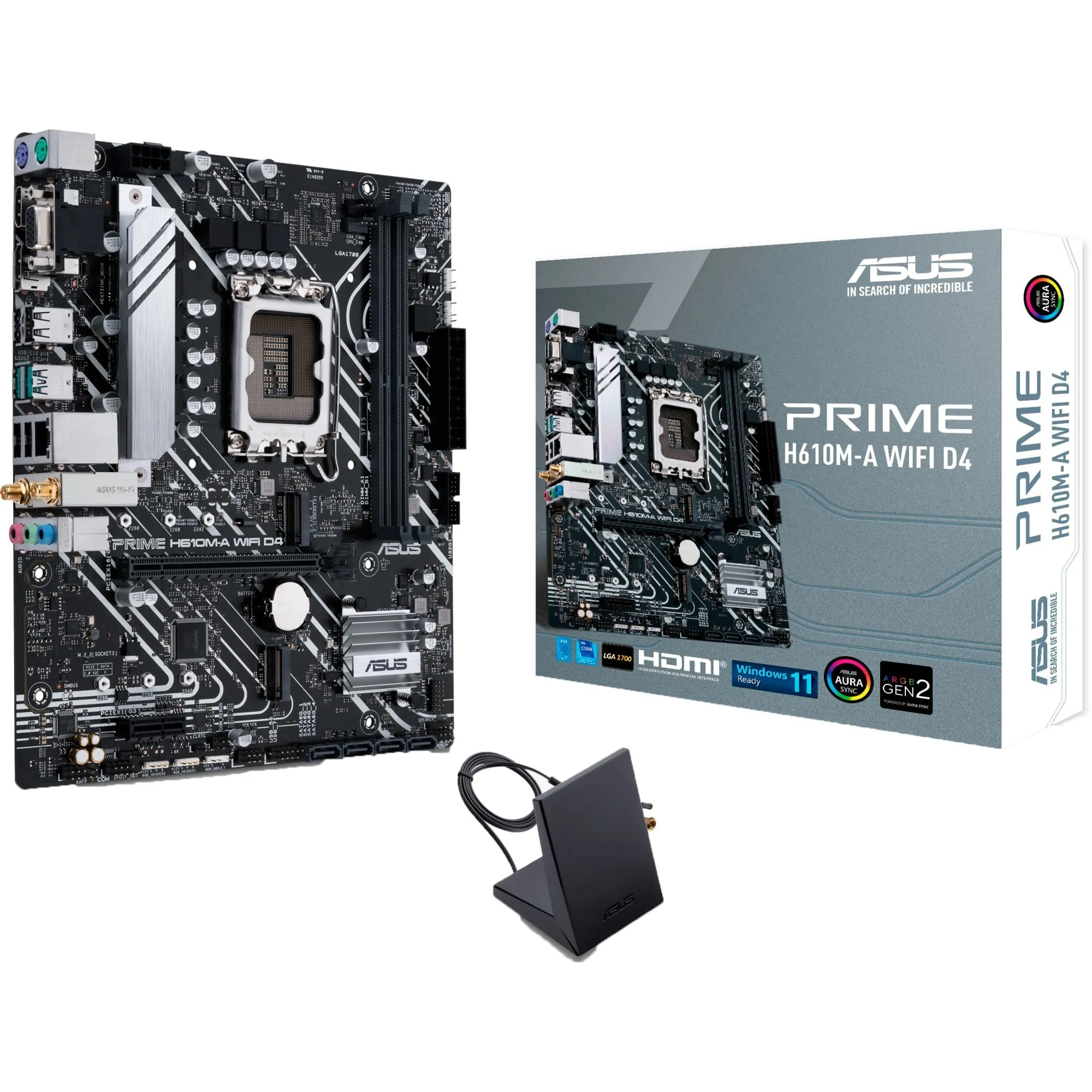 PRIME H610M-A WIFI D4 Intel H610 LGA 1700 micro ATX, Scheda madre - immagine 1