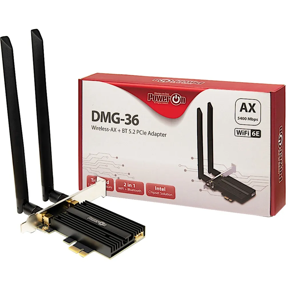 DMG-36 Interno WLAN / Bluetooth 5400 Mbit/s, Adattatore Wi-Fi - immagine 1