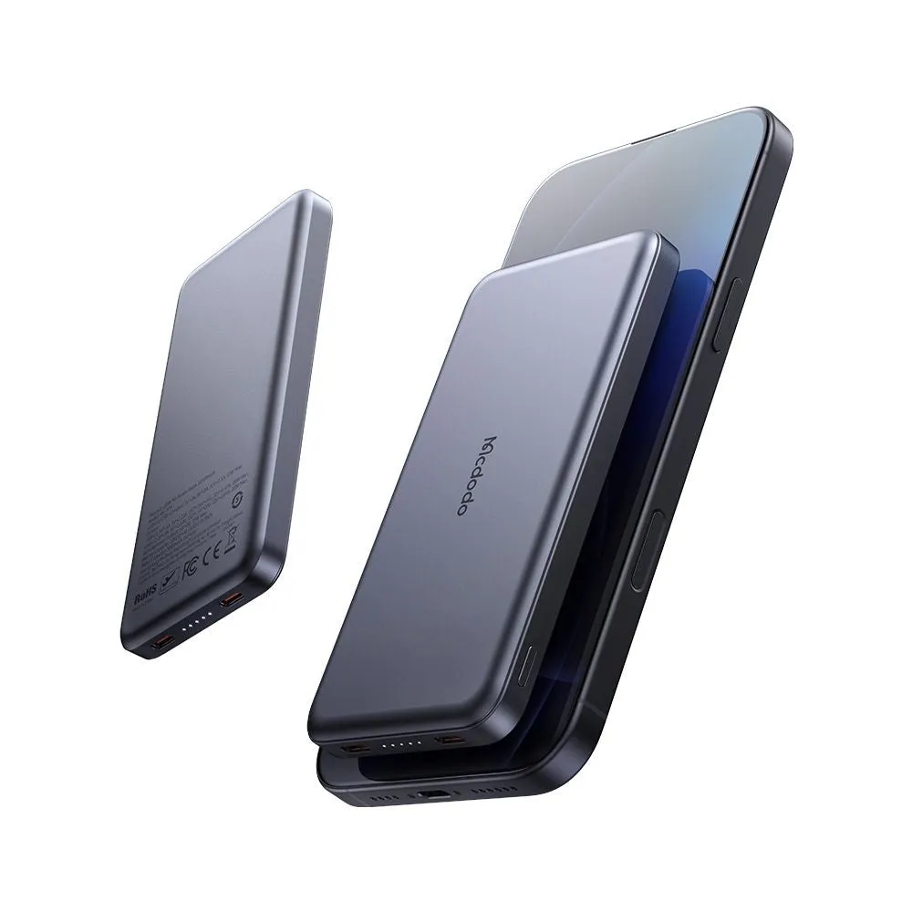 Batteria Esterna McDodo MC-3781 Meta, 10000mAh, 20W, PD, 2 x USB-C, Nera - immagine 1