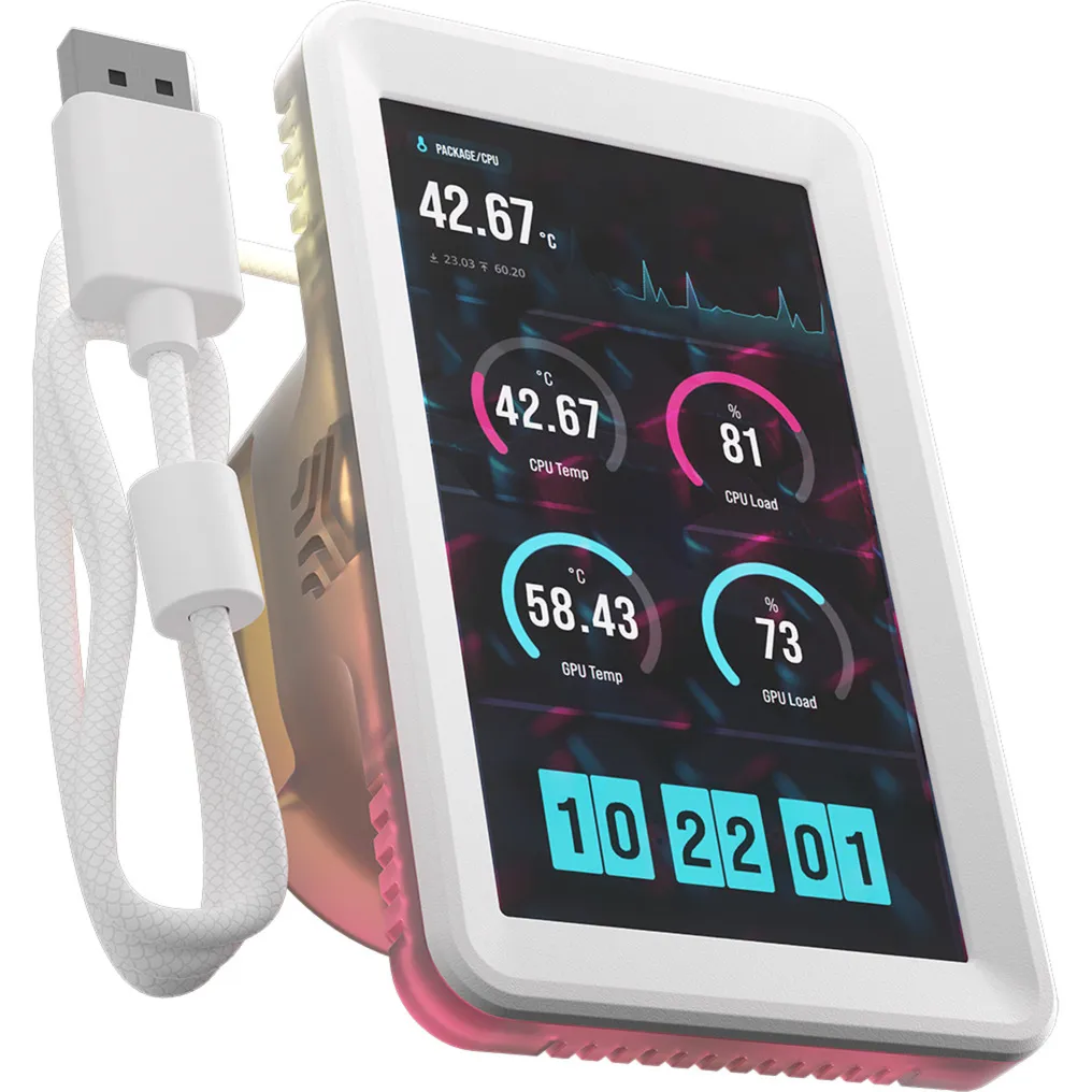 iCUE LINK modulo schermo LCD da 5 pollici, Visualizzazione - immagine 1