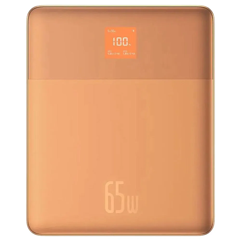 Batteria Esterna Baseus Blade 2, 12000mAh, 65W, PD, 2 x USB-C, Arancione P10063801733-00 - immagine 1