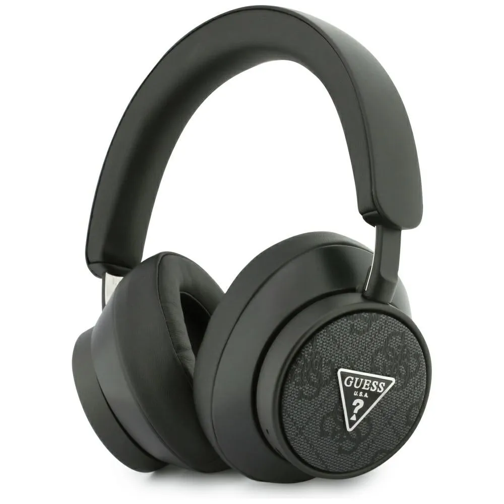 Auricolare Bluetooth Guess 4G con logo triangolare, A2DP, Nero - immagine 1
