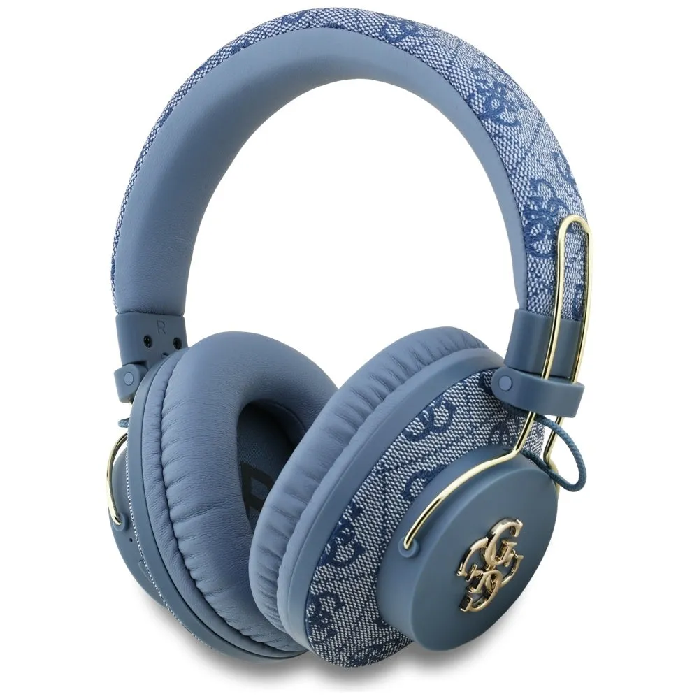 Auricolare Bluetooth Guess 4G con Logo Metallico, A2DP, Blu - immagine 1
