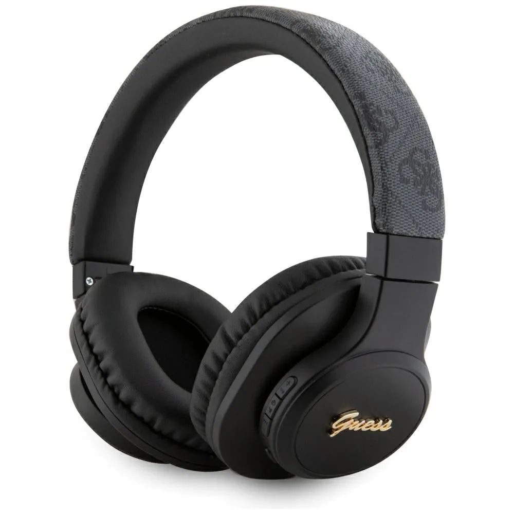 Auricolare Bluetooth Guess 4G Tone on Tone Script Logo, A2DP, Nero - immagine 1