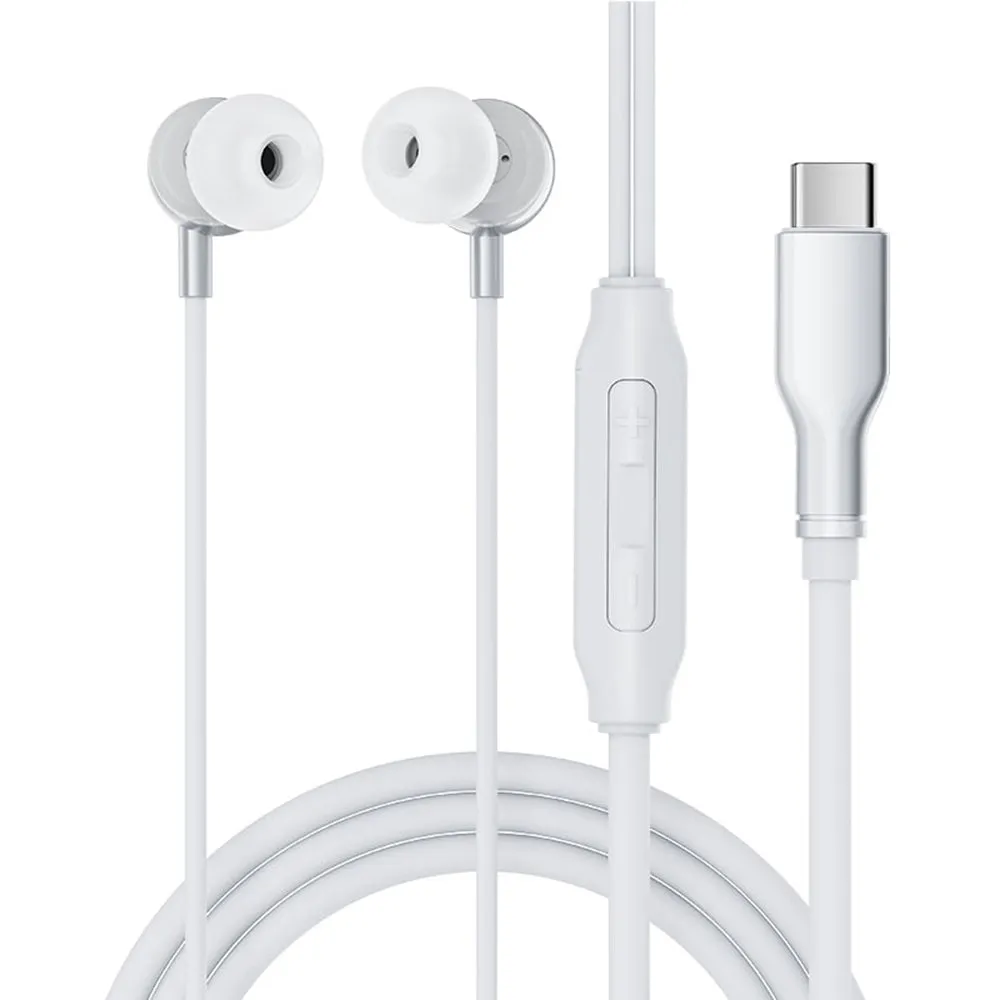 Handsfree USB-C Acefast L8, Grigio - immagine 1