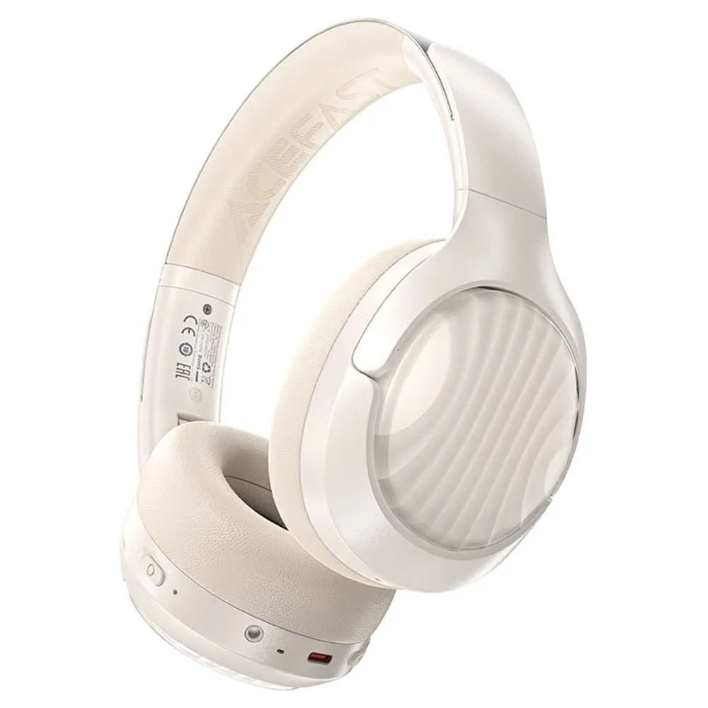 Handsfree Bluetooth Acefast H5, A2DP, ANC, Bianco - immagine 1