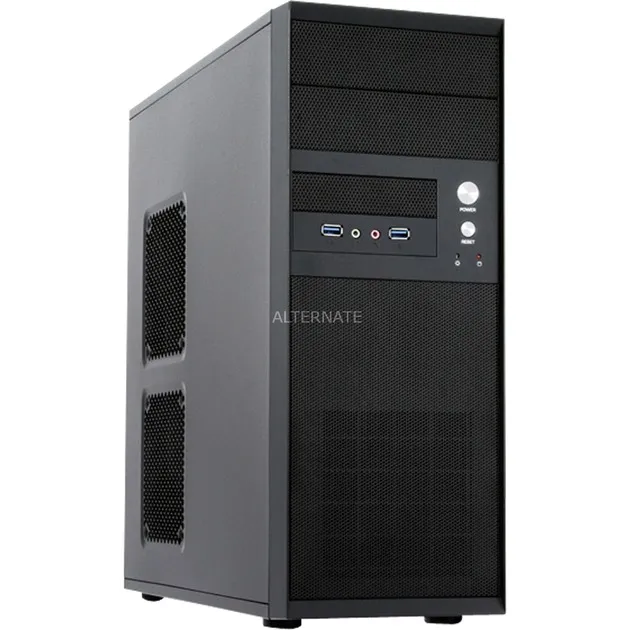 CQ-01B-U3-OP computer case Midi Tower Nero, Chassis Tower - immagine 1