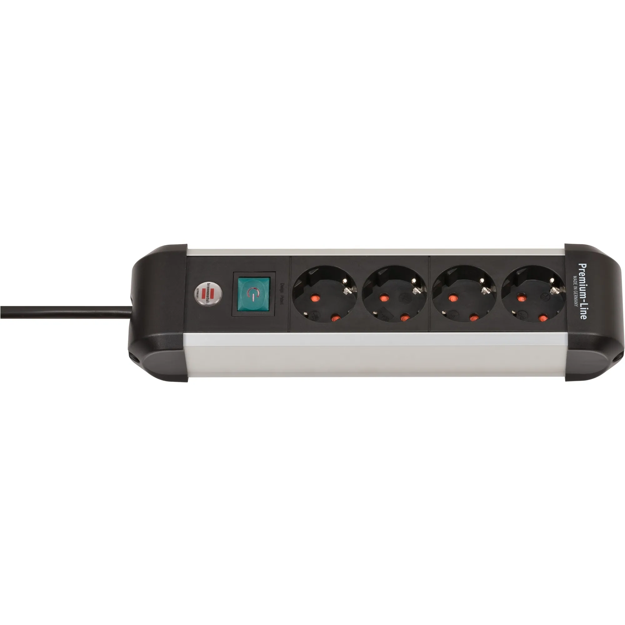 Multipresa Premium Alu-Line 4 vie, Ciabatta - immagine 1