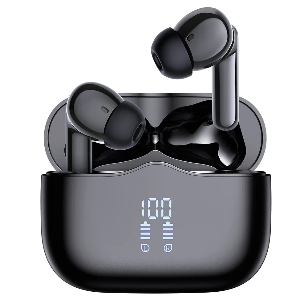 Auricolare Bluetooth Techsuit CW2 VelarX One, TWS, ANC, Nero - immagine 1