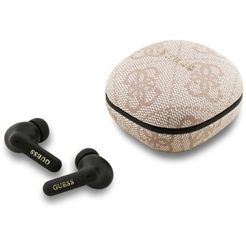 Auricolari Bluetooth Guess 4G Classic Metal Logo, TWS, Rosa - immagine 1