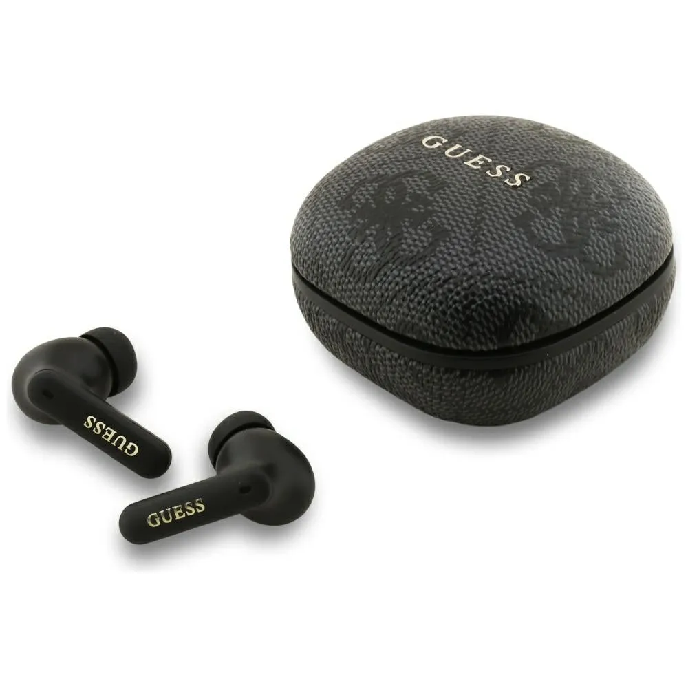 Auricolare Bluetooth Guess 4G Classic Metal Logo, TWS, Nero - immagine 1
