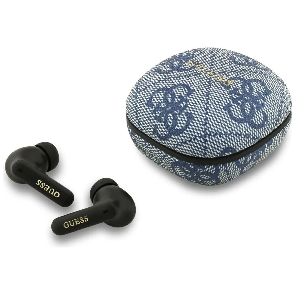 Auricolare Bluetooth Guess 4G Classic Metal Logo, TWS, Blu - immagine 1