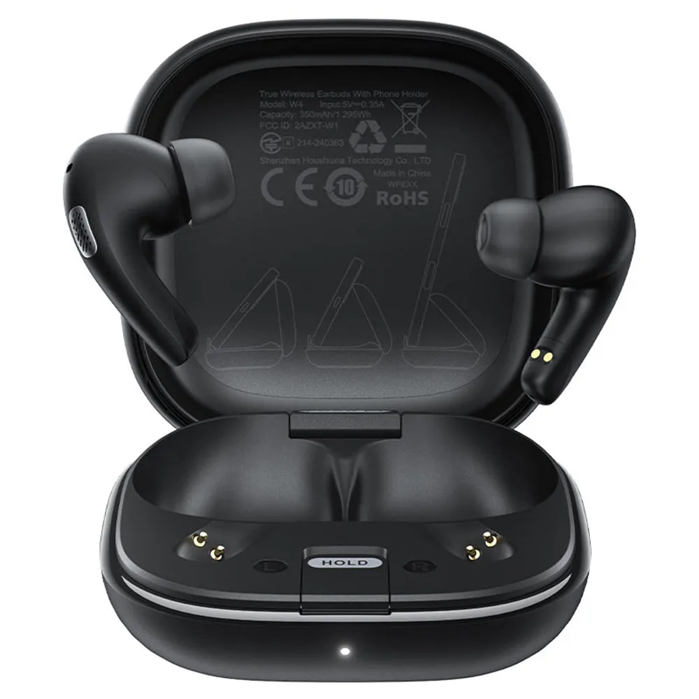 Handsfree Bluetooth Acefast W4, TWS, Nero - immagine 1