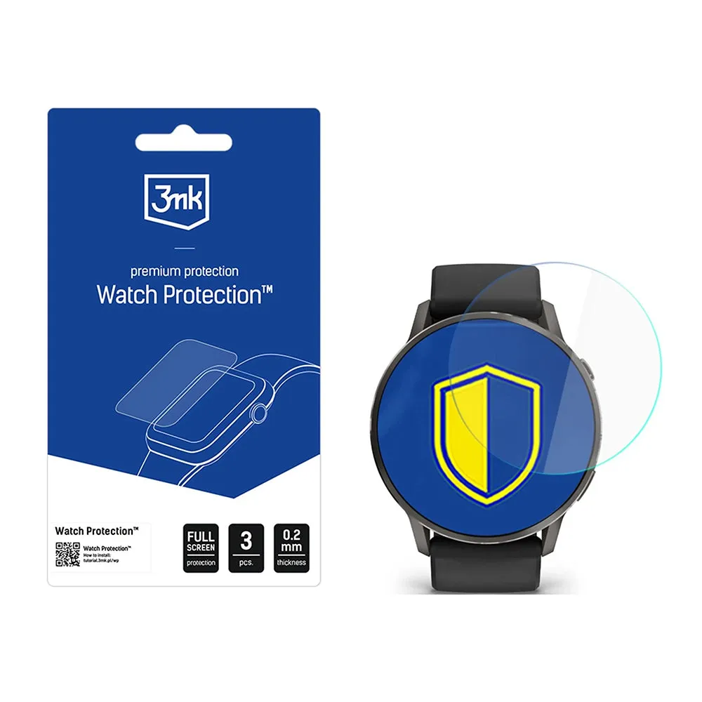 Pellicola Protettiva 3MK Arc per Garmin Venu 4 41mm, Set 3 pezzi, Plastica - immagine 1