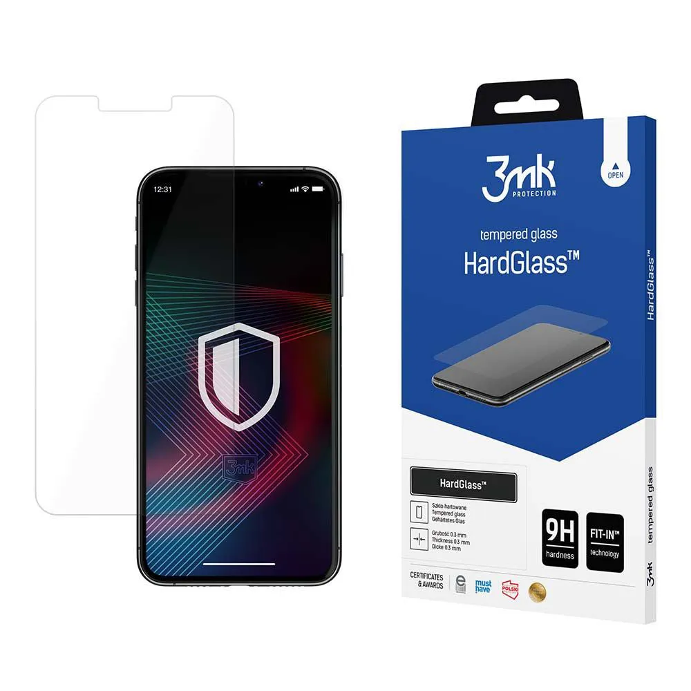 Pellicola Protettiva Schermo 3MK HardGlass per Xiaomi Redmi 15 5G / 15 4G, Vetro Temperato, Full Glue - immagine 1