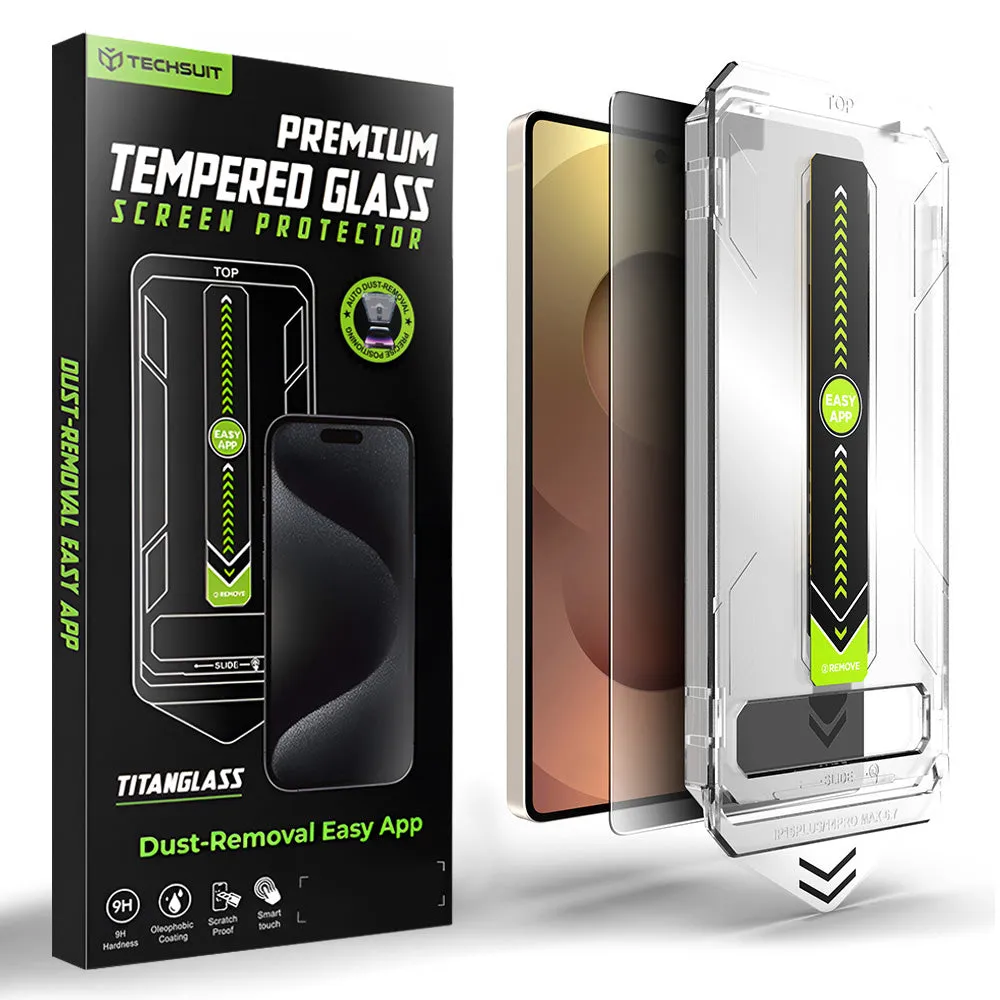 Pellicola protettiva Schermo Privacy Techsuit TitanGlass CrystalHD per Samsung Galaxy S26 Ultra S948, Vetro Temperato, Full Glue - immagine 1