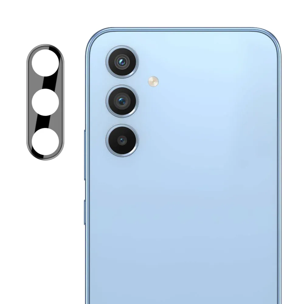 Pellicola Protettiva Posteriore Techsuit per Samsung Galaxy A34 A346, Vetro Temperato, Nero - immagine 1
