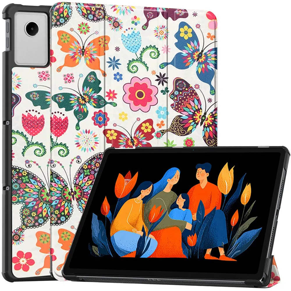 Custodia per Lenovo Idea Tab Plus, Techsuit, FoldPro Butterfly, Multicolore - immagine 1