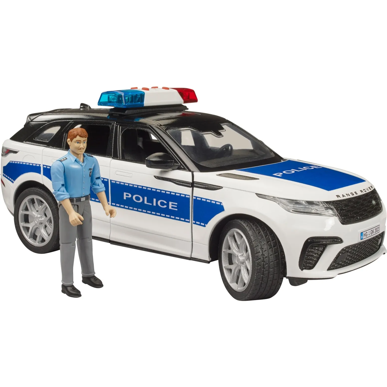 Range Rover Velar Veicolo della polizia con poliziotto, Veicolo modello - immagine 1