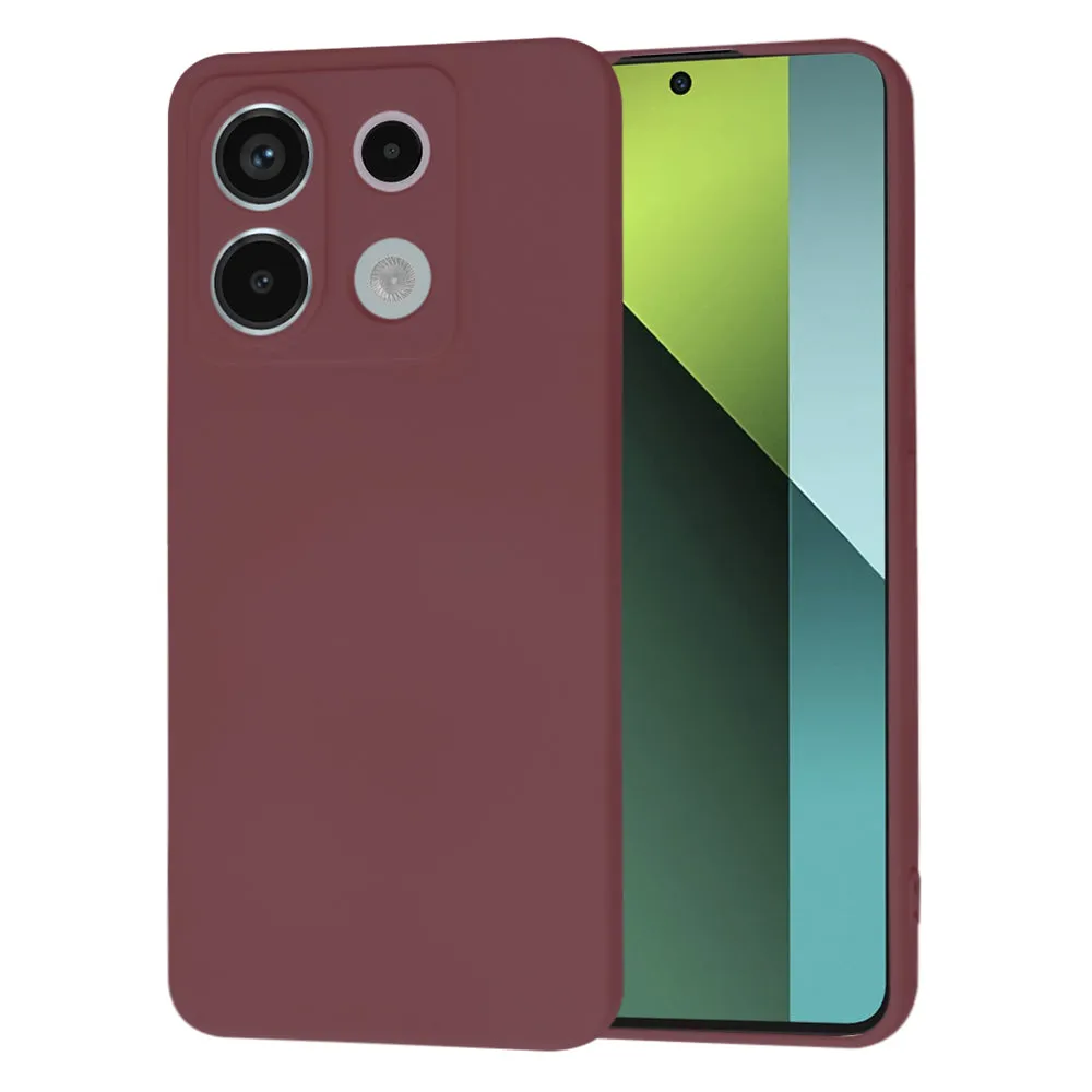 Custodia per Xiaomi Poco X6 / Redmi Note 13 Pro 5G, Techsuit, SoftFlex, Ciliegia - immagine 1