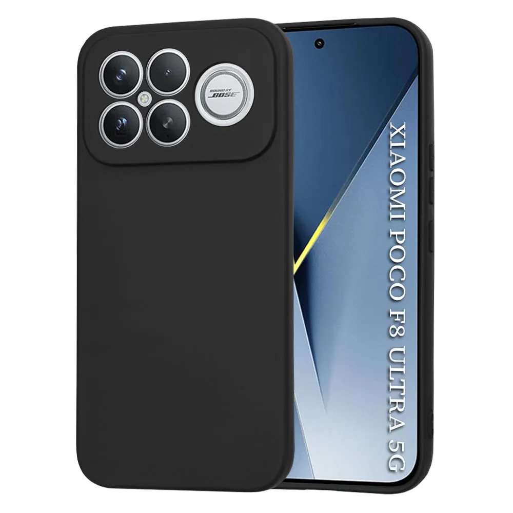 Custodia per Xiaomi Poco F8 Ultra, Techsuit, SoftFlex, Nera - immagine 1