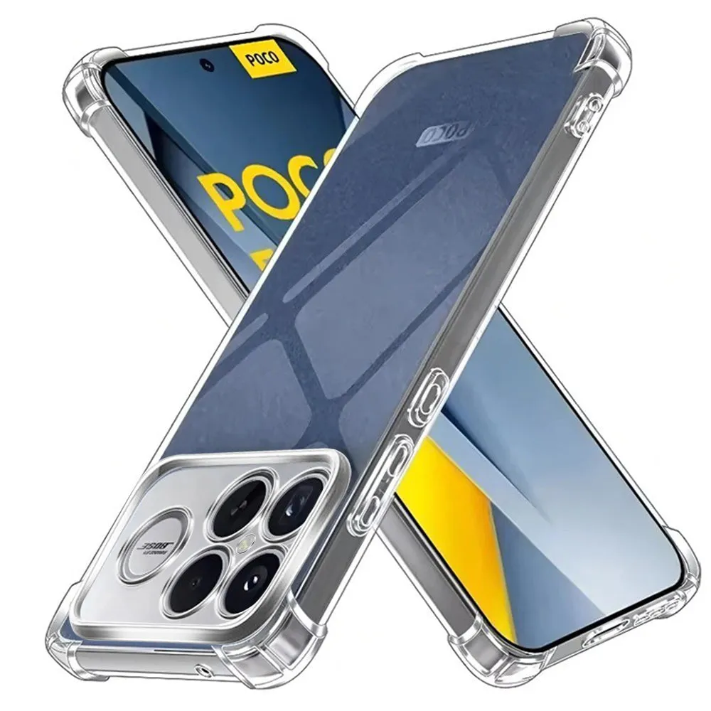 Custodia per Xiaomi Poco F8 Ultra, Techsuit, Shockproof Clear, Trasparente - immagine 1