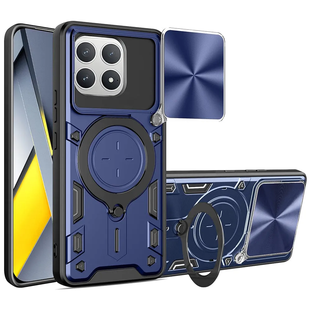 Custodia per Xiaomi Poco F8 Pro, Techsuit, CamGuard Pro, Blu - immagine 1