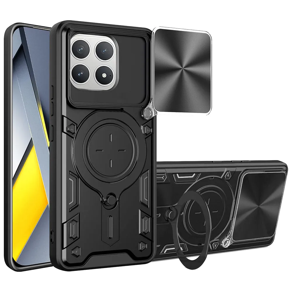 Custodia per Xiaomi Poco F8 Pro, Techsuit, CamGuard Pro, Nera - immagine 1