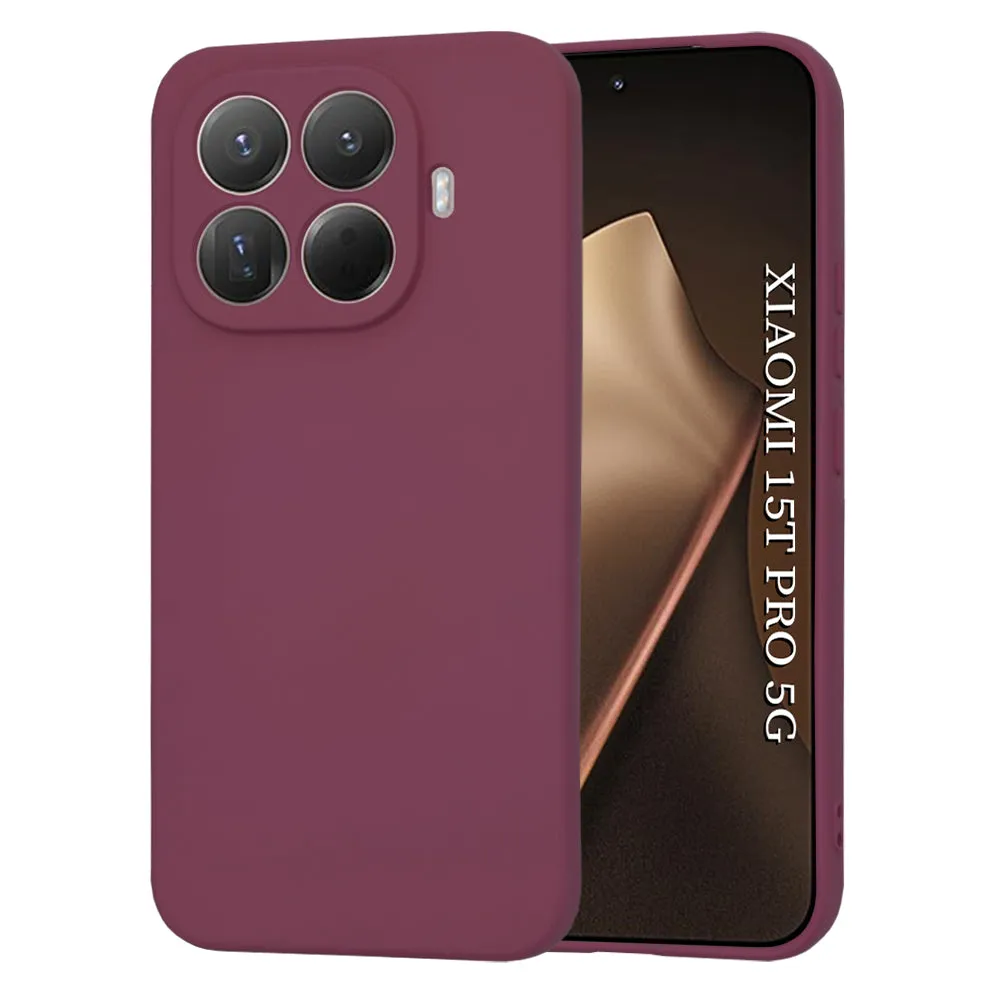 Custodia per Xiaomi 15T Pro, Techsuit, SoftFlex, Ciliegia - immagine 1