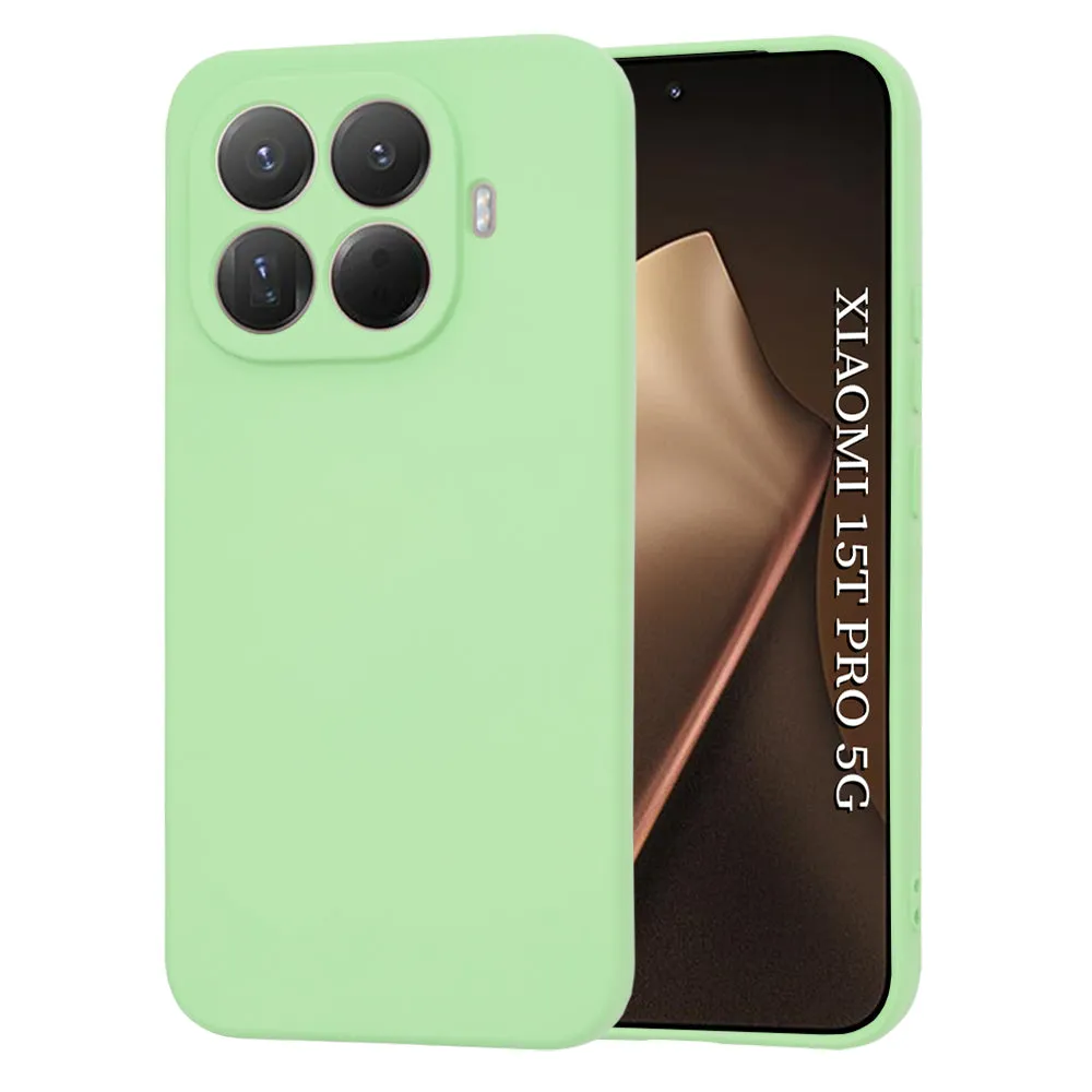 Custodia per Xiaomi 15T Pro, Techsuit, SoftFlex, Verde Chiaro - immagine 1