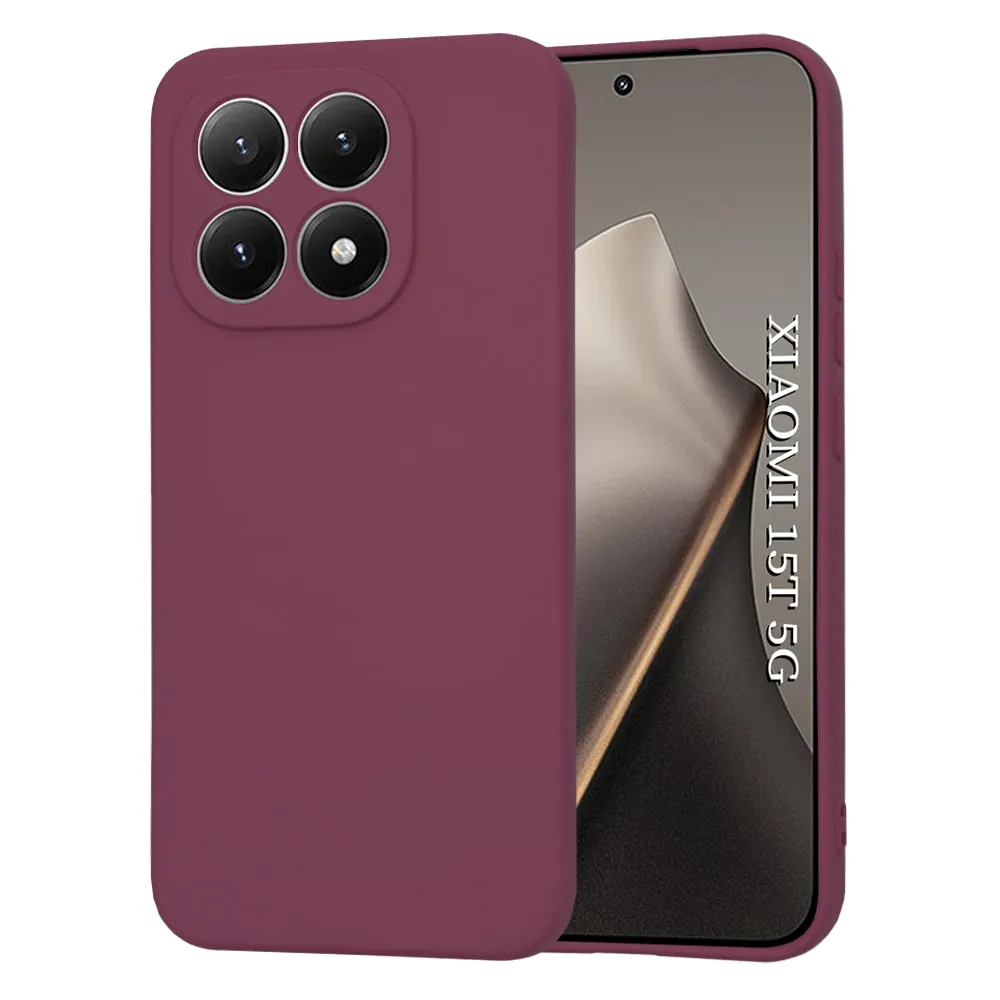 Custodia per Xiaomi 15T, Techsuit, SoftFlex, Ciliegia - immagine 1