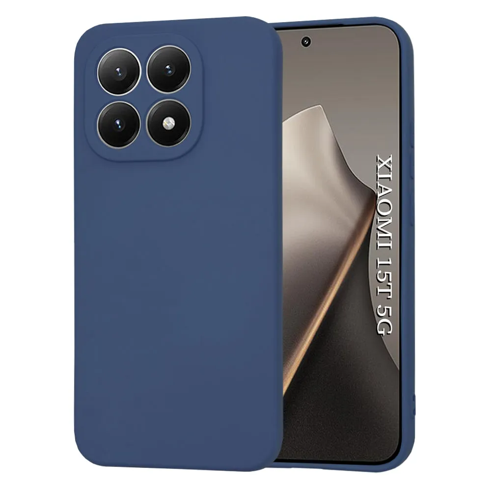Custodia per Xiaomi 15T, Techsuit, SoftFlex, Blu navy - immagine 1