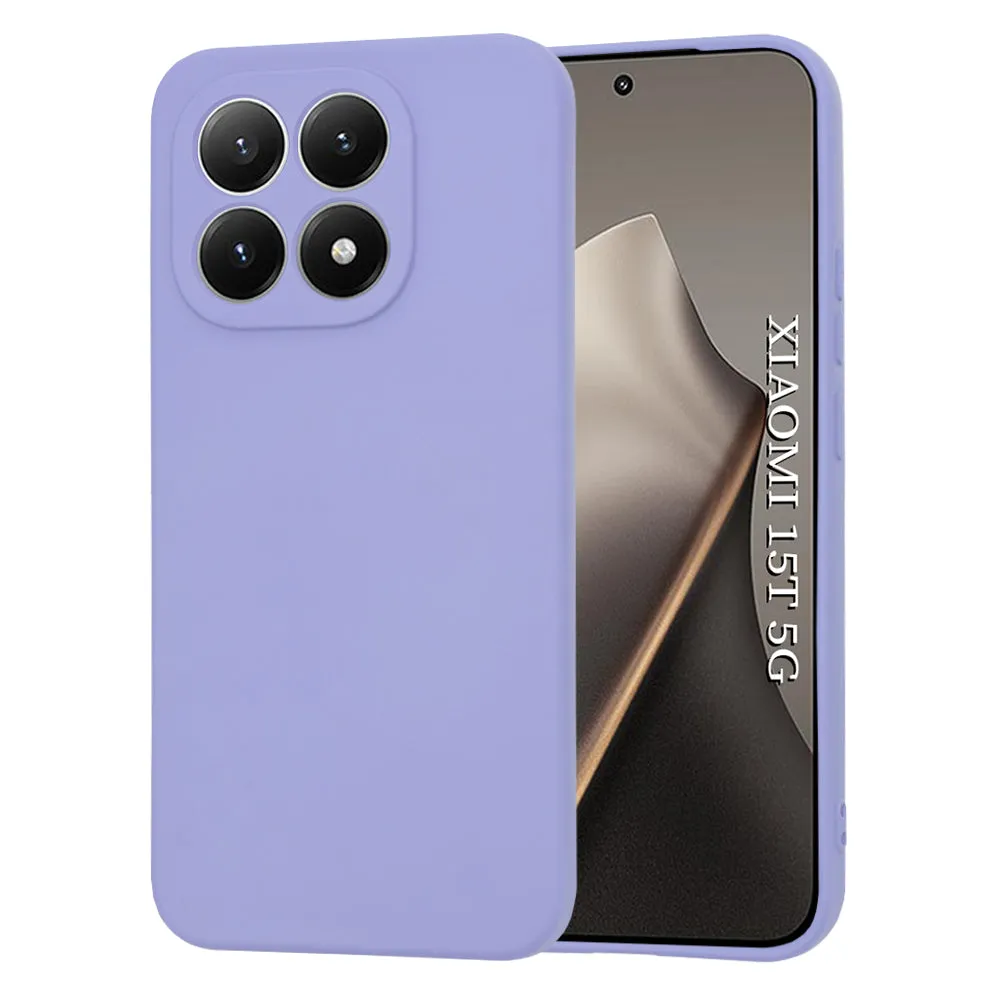 Custodia per Xiaomi 15T, Techsuit, SoftFlex, Lilla Chiaro - immagine 1