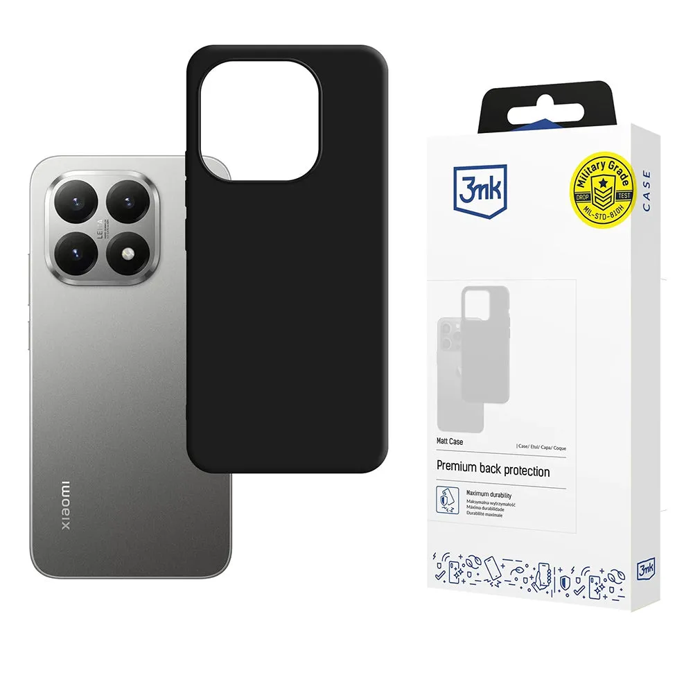 Custodia per Xiaomi 15T, 3MK, Nera Opaca - immagine 1
