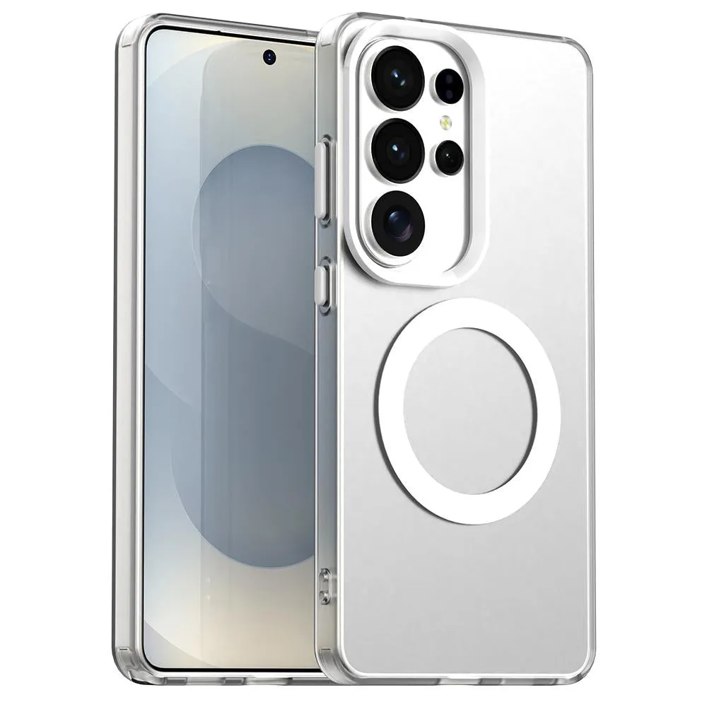 Custodia MagSafe per Samsung Galaxy S26 Ultra S948, Techsuit, CandyCase, Bianca - immagine 1