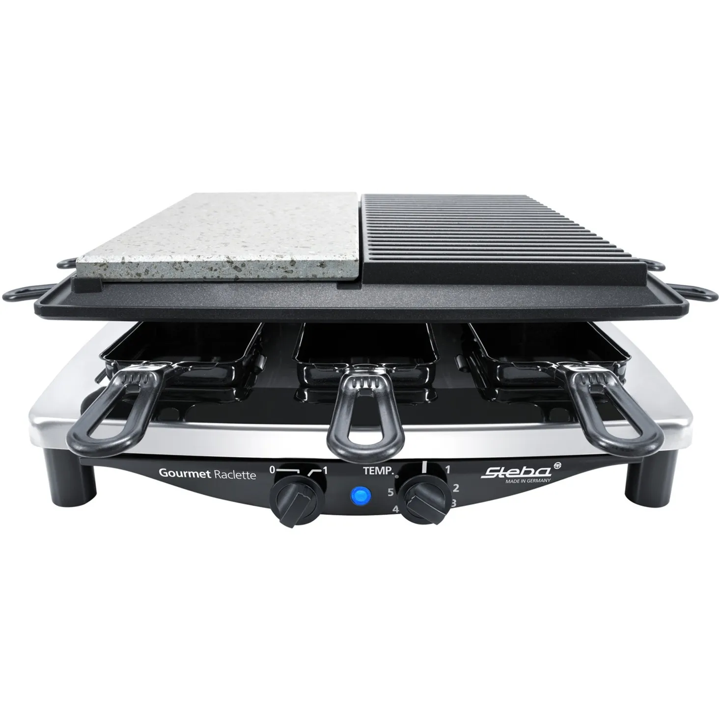 RC 4 Plus Deluxe Chrome Nero, Raclette - immagine 1