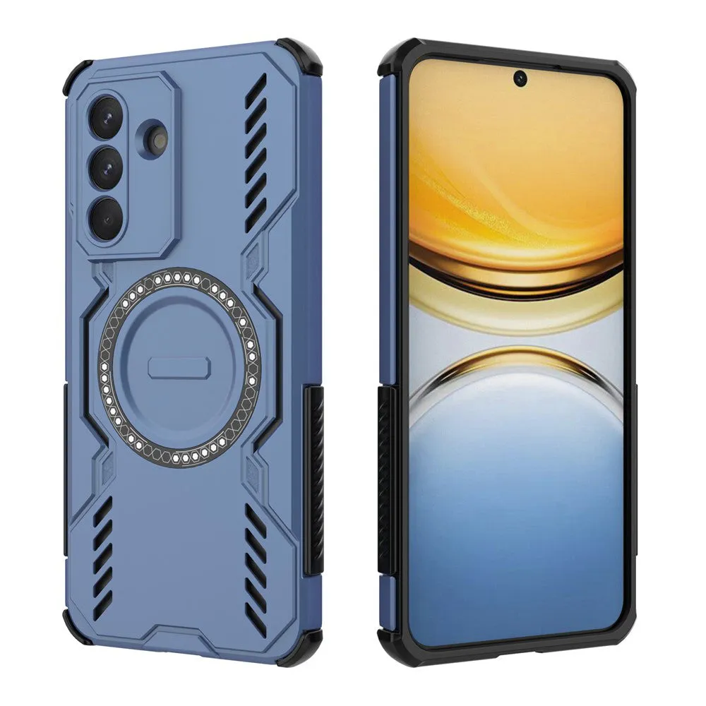 Custodia MagSafe per Samsung Galaxy A57 5G, Techsuit, ArmorMag, Blu - immagine 1
