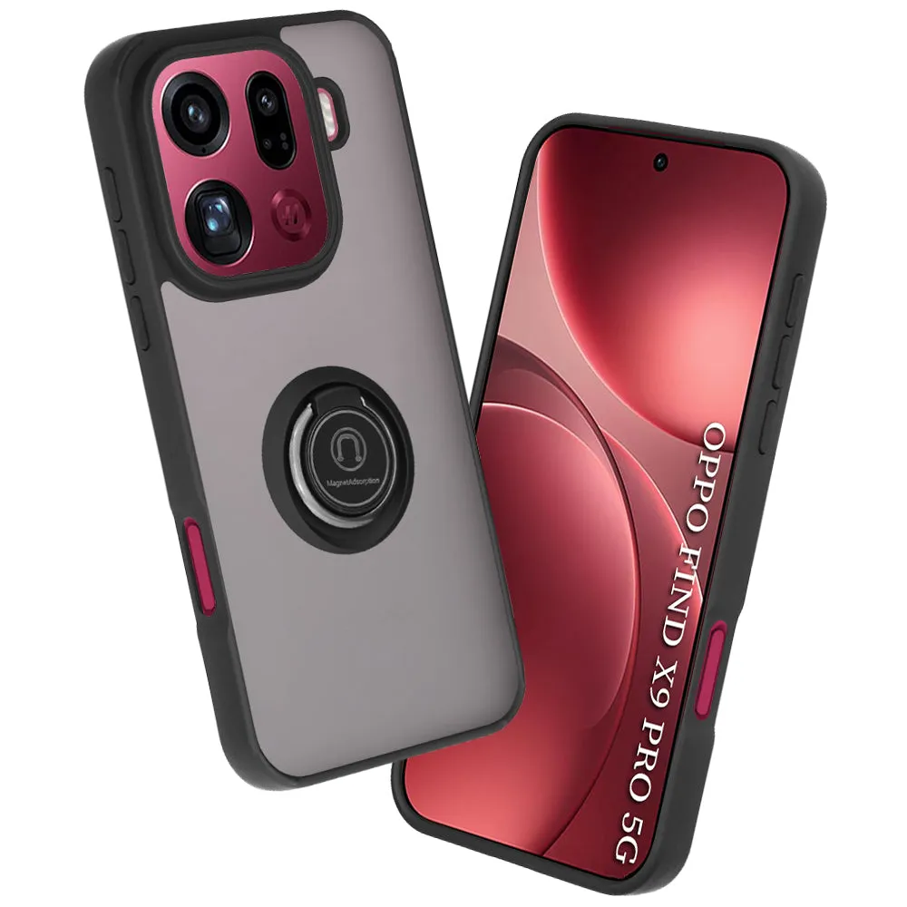 Custodia per Oppo Find X9 Pro, Techsuit, Glinth, Nera - immagine 1