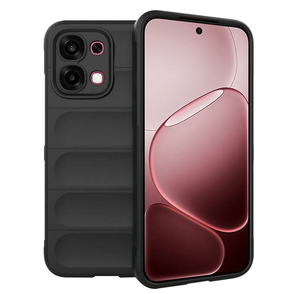 Custodia per Oppo A6 Pro 5G / A6 Pro 4G, Techsuit, Magic Shield, Nera - immagine 1