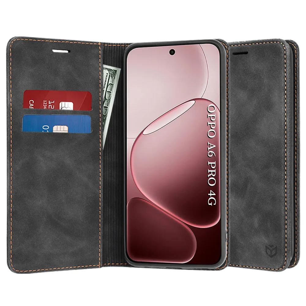 Custodia per Oppo A6 Pro 5G / A6 Pro 4G, Techsuit, Confy, Nera - immagine 1